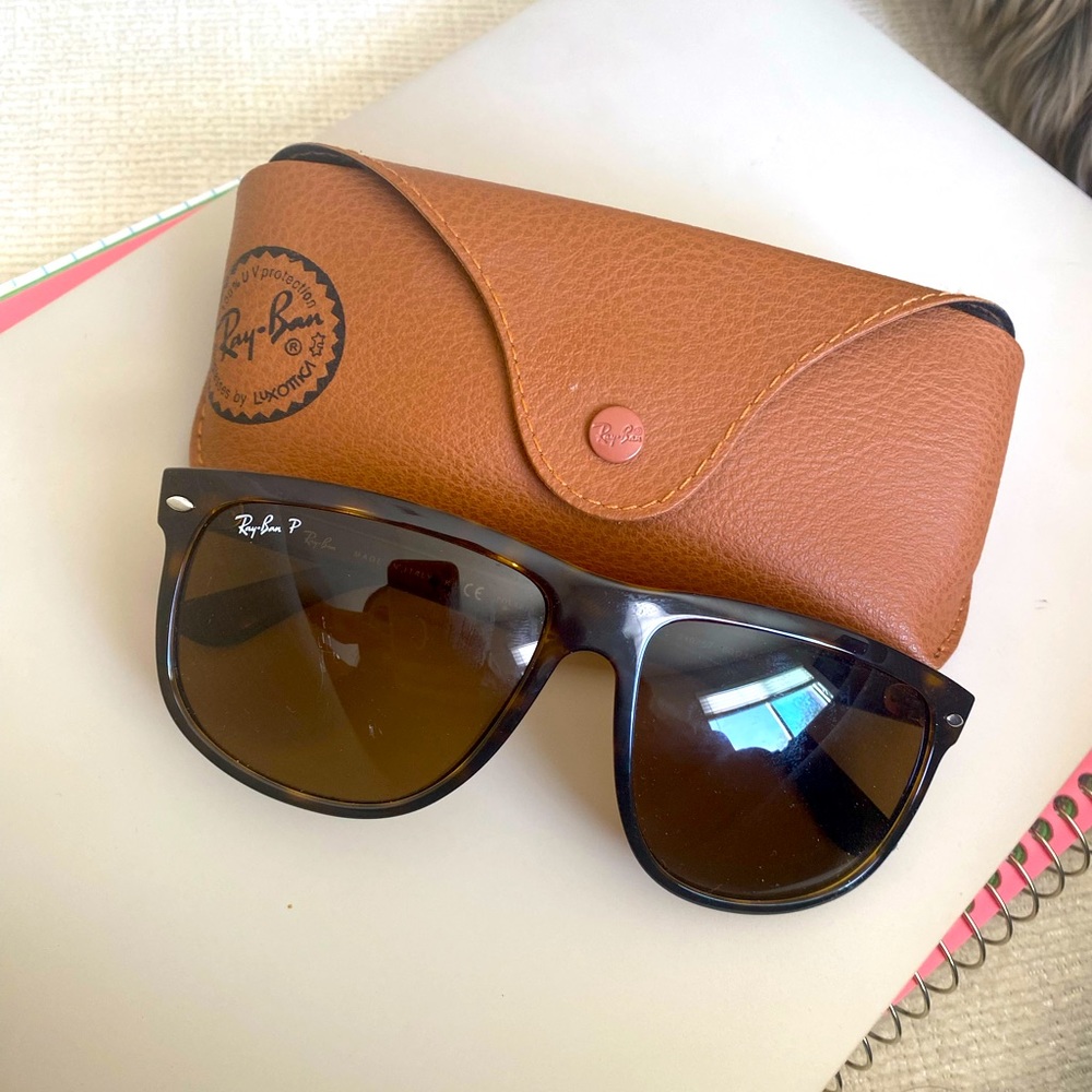 Ray Ban Justin Polarized Sunnies (Tortoise shell)